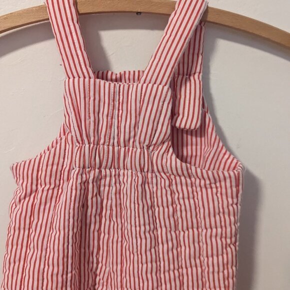 Vintage Baby Coverall Overalls Holiday Stocking Christmas Onsie - Picture 9 of 9